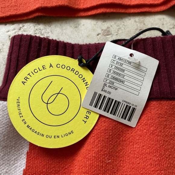 NWT Urban Outfitters Colorblock Matching Set - Picture 11 of 12